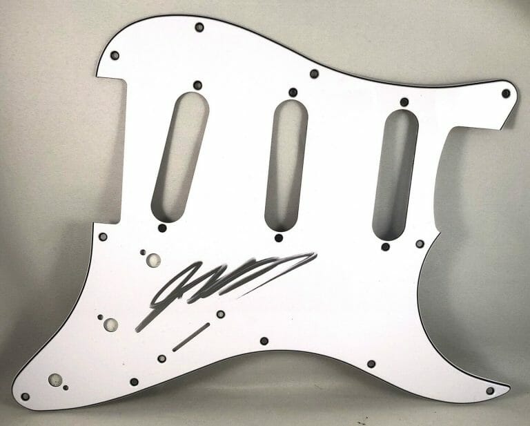 JADEN SMITH SIGNED ELECTRIC PICKGUARD SYRE COA COLLECTIBLE MEMORABILIA