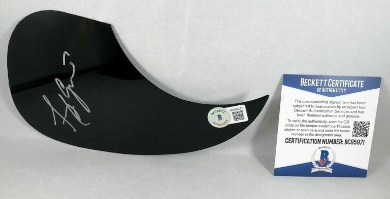 AMY GRANT SIGNED ACOUSTIC PICKGUARD BECKETT BAS 3 COA COLLECTIBLE MEMORABILIA