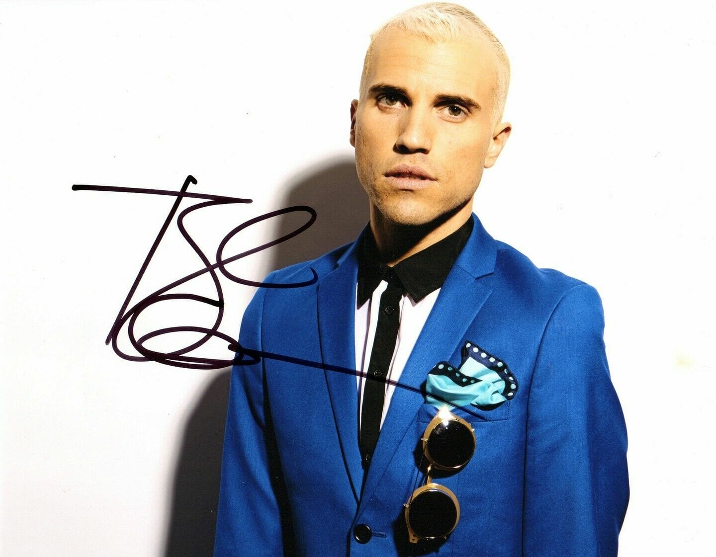 Neon Trees Singer Tyler Glenn Autographed 8x10 Photo COA | Autographia