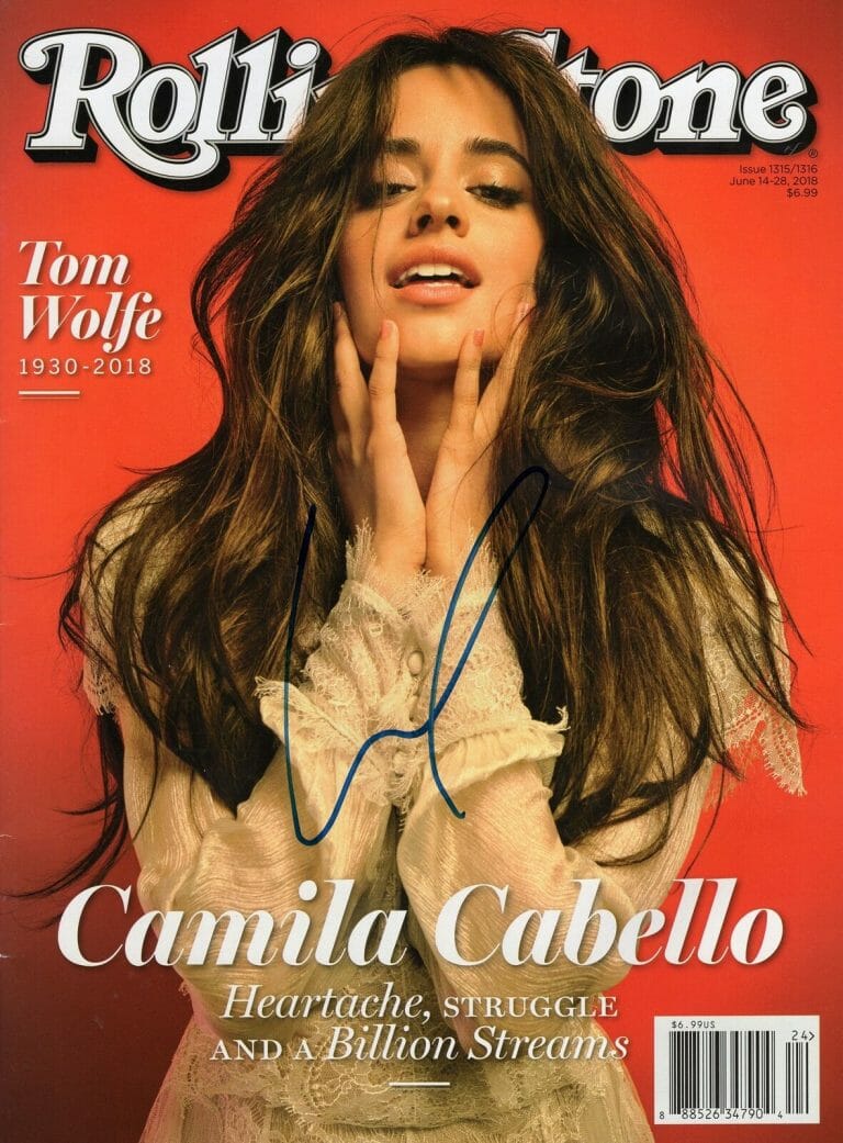 CAMILA CABELLO SIGNED ROLLING STONE MAGAZINE COA COLLECTIBLE MEMORABILIA