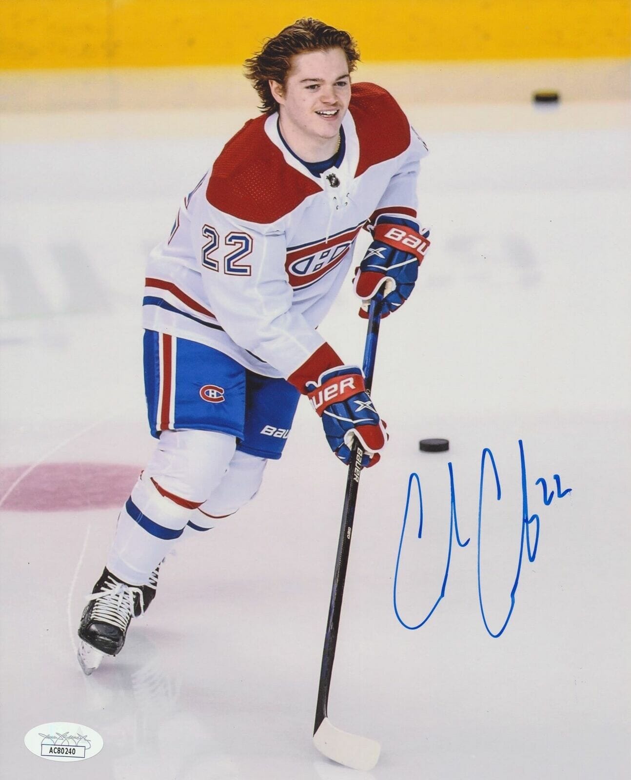 COLE CAUFIELD SIGNED MONTREAL CANADIENS 8X10 PHOTO 3 JSA | Autographia