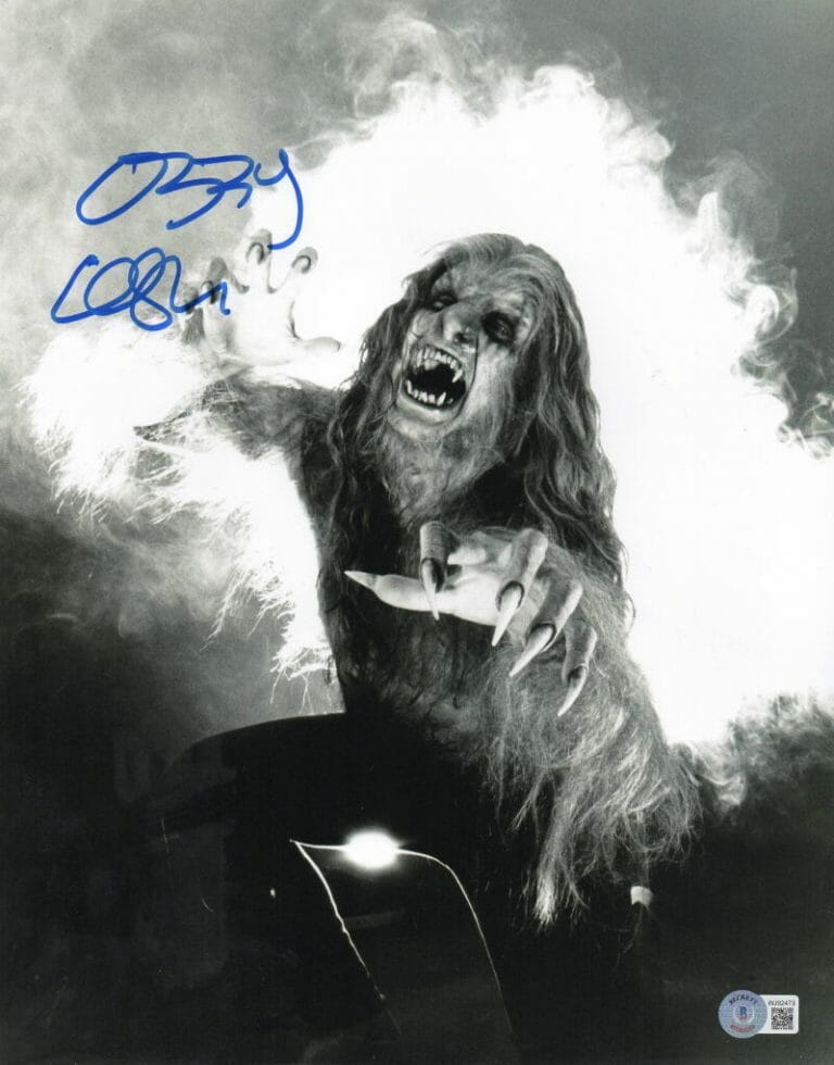 OZZY OSBOURNE SIGNED 11X14 PHOTO BLACK SABBATH AUTOGRAPH BECKETT WITNESS HOLO 29 COLLECTIBLE MEMORABILIA