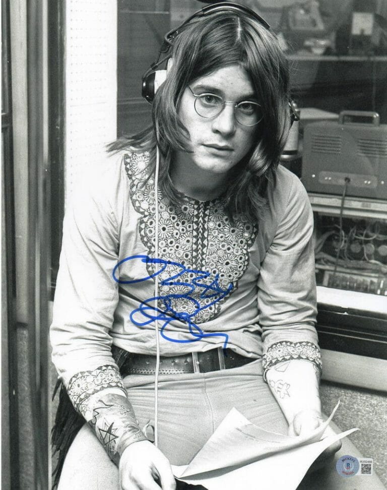 OZZY OSBOURNE SIGNED 11X14 PHOTO BLACK SABBATH AUTOGRAPH BECKETT WITNESS HOLO 33 COLLECTIBLE MEMORABILIA