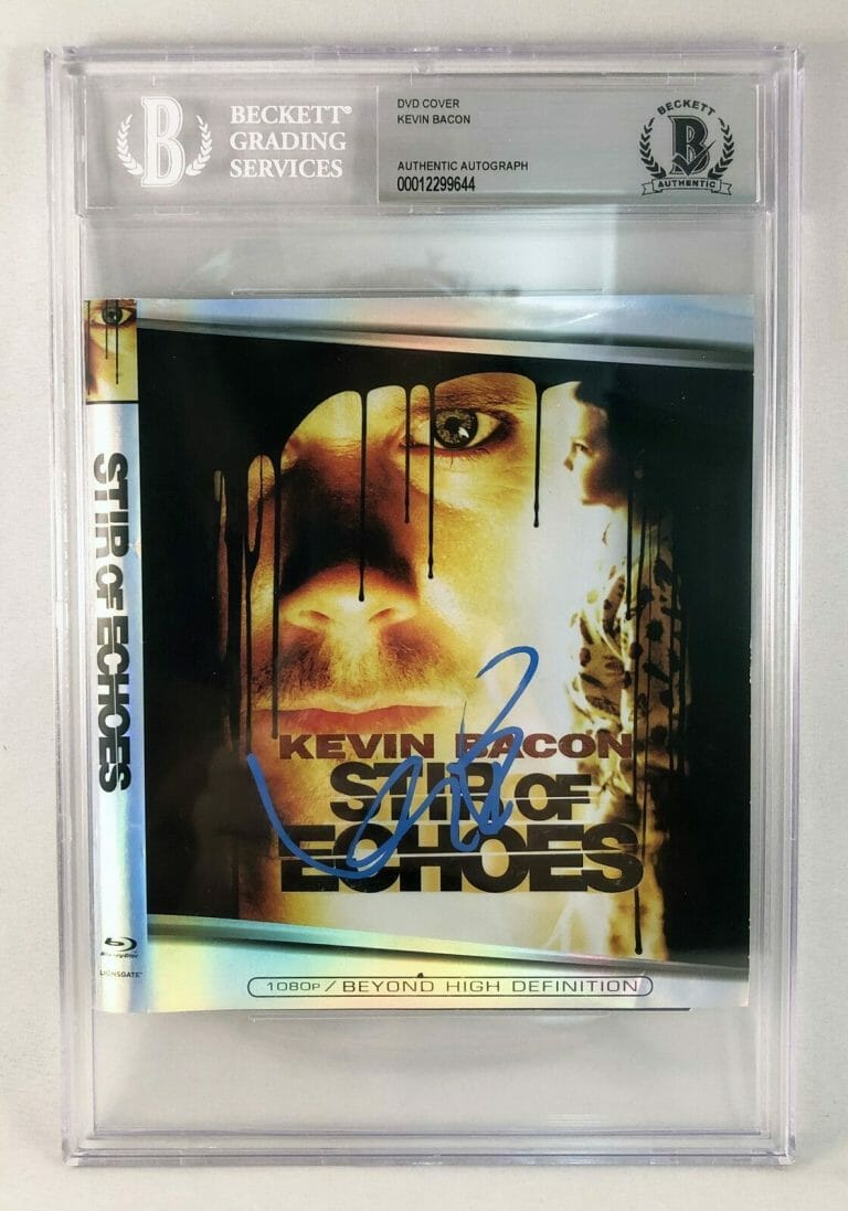 KEVIN BACON SIGNED DVD COVER STIR OF ECHOES BECKETT BAS COA COLLECTIBLE MEMORABILIA