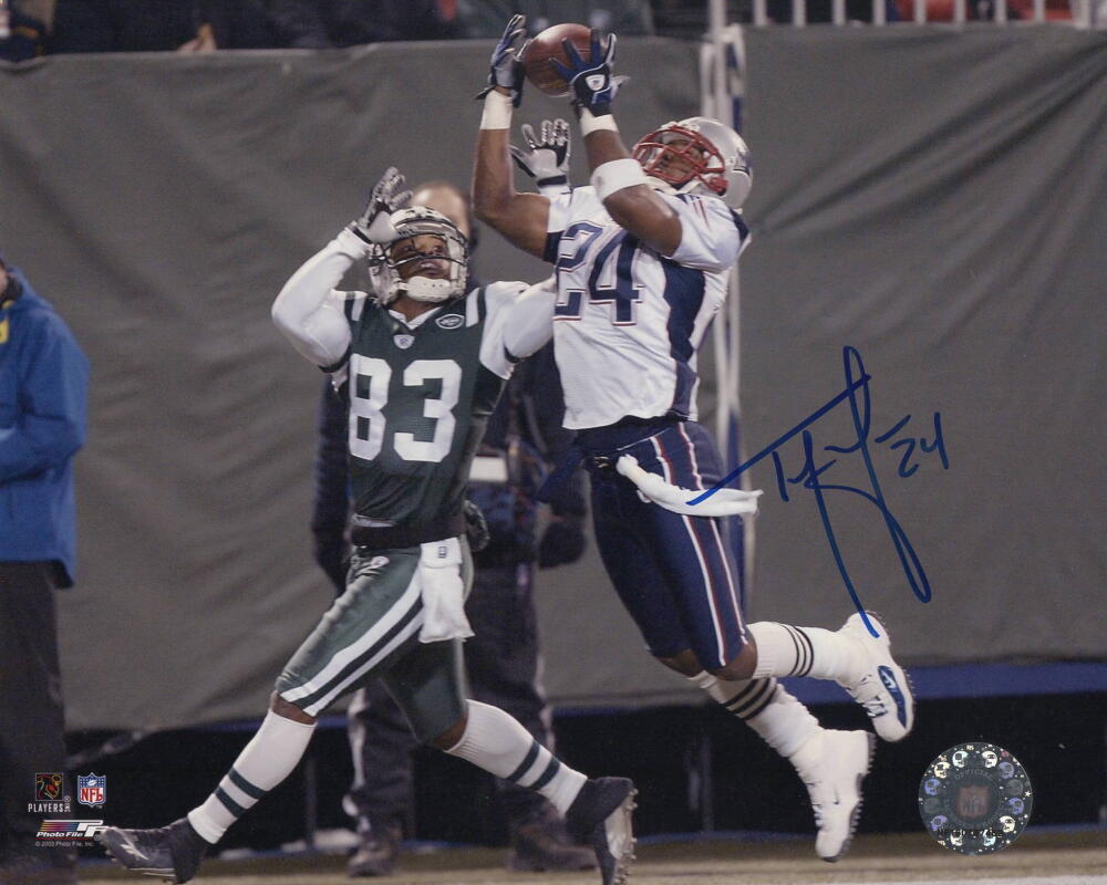 TY LAW SIGNED AUTOGRAPH 8X10 PHOTO NEW ENGLAND PATRIOTS FOOTBALL STAR