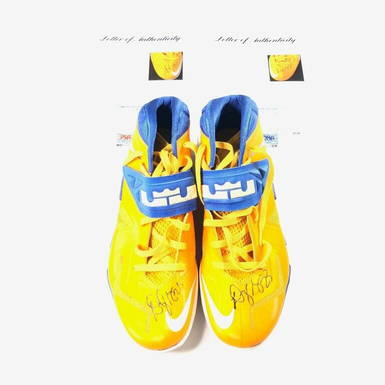 DRAYMOND GREEN SIGNED SHOES PSA/DNA LOA WARRIORS AUTOGRAPHED SNEAKER COLLECTIBLE MEMORABILIA