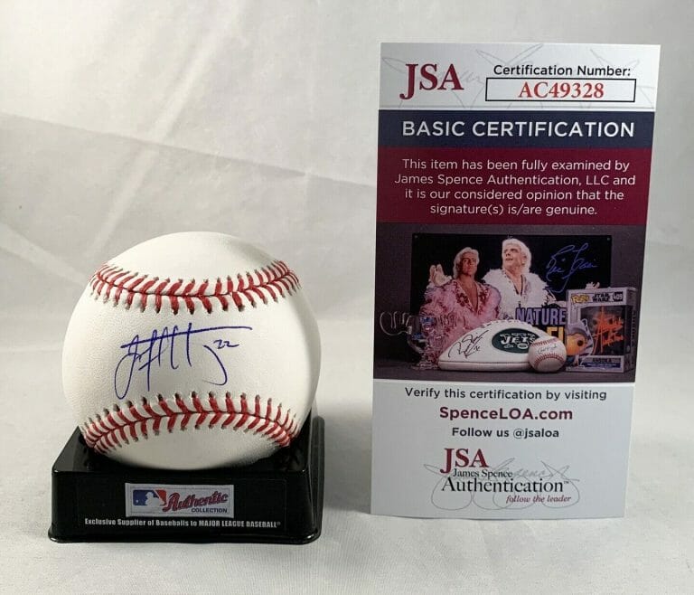 ST. LOUIS CARDINALS JACK FLAHERTY SIGNED AUTHENTIC MLB BASEBALL JSA COA COLLECTIBLE MEMORABILIA