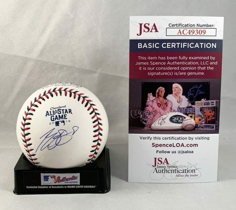 SAN FRANCISCO GIANTS TOMMY LASTELLA SIGNED 2019 ALL STAR BASEBALL BASEBALL JS… COLLECTIBLE MEMORABILIA