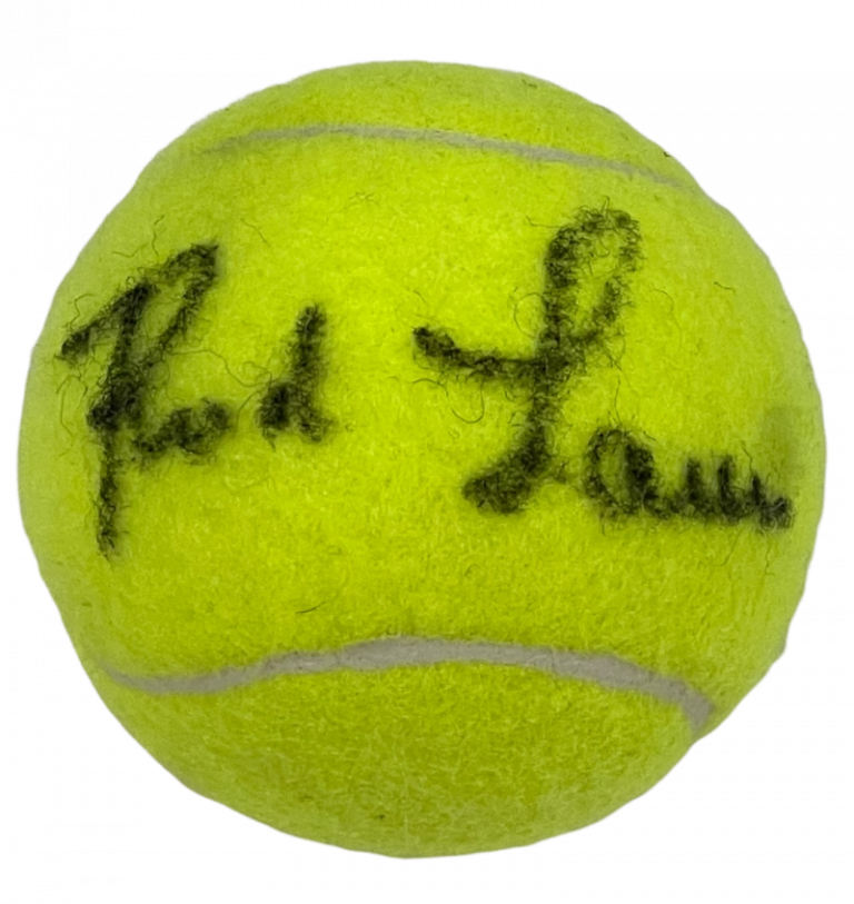 ROD LAVER SIGNED TENNIS BALL PENN 3 AUTHENTIC AUTOGRAPH BECKETT COA 2 COLLECTIBLE MEMORABILIA