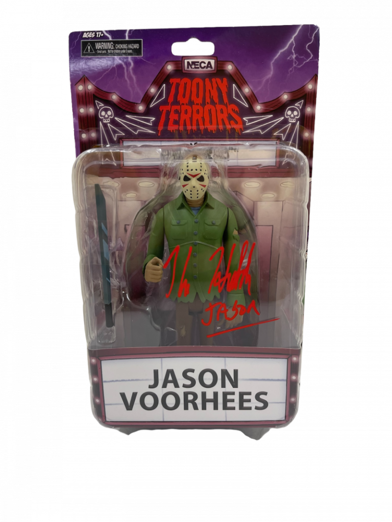 KANE HODDER JASON VOORHEES FRIDAY THE 13TH SIGNED ACTION FIGURE AUTO BECKETT 4 COLLECTIBLE MEMORABILIA