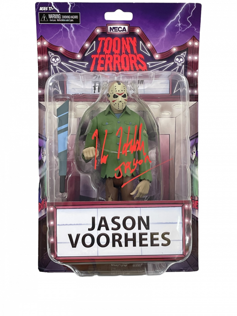 KANE HODDER JASON VOORHEES FRIDAY THE 13TH SIGNED ACTION FIGURE AUTO BECKETT 1 COLLECTIBLE MEMORABILIA