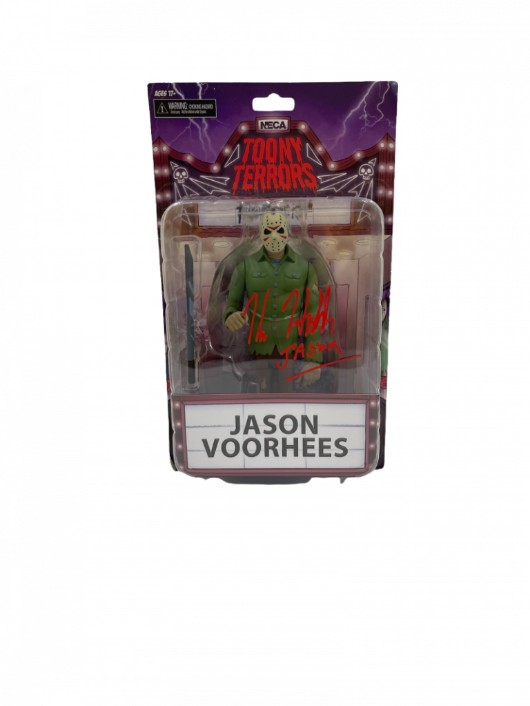KANE HODDER JASON VOORHEES FRIDAY THE 13TH SIGNED ACTION FIGURE AUTO BECKETT 5 COLLECTIBLE MEMORABILIA