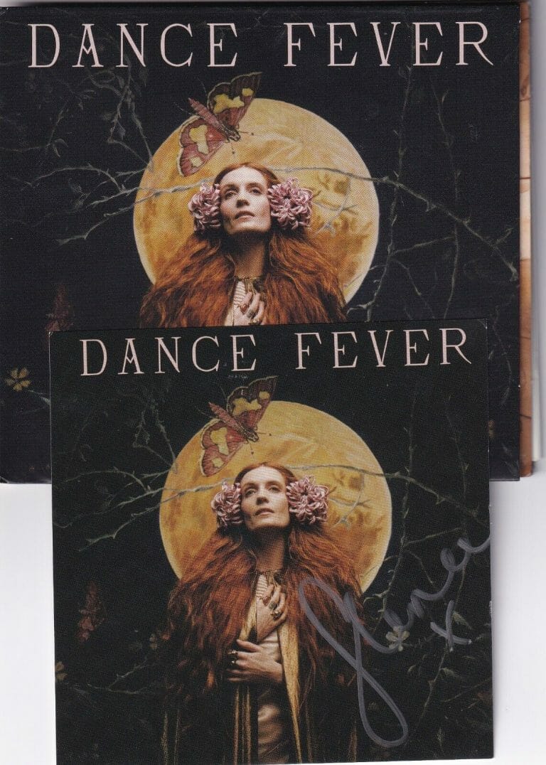 FLORENCE WELCH SIGNED (FLORENCE + THE MACHINE) DANCE FEVER ART CARD BAS BF87255 COLLECTIBLE MEMORABILIA