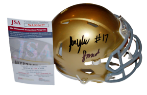 JAYLEN SNEED SIGNED (NOTRE DAME FIGHTING IRISH) RIDDELL SPEED MINI HELMET JSA COLLECTIBLE MEMORABILIA