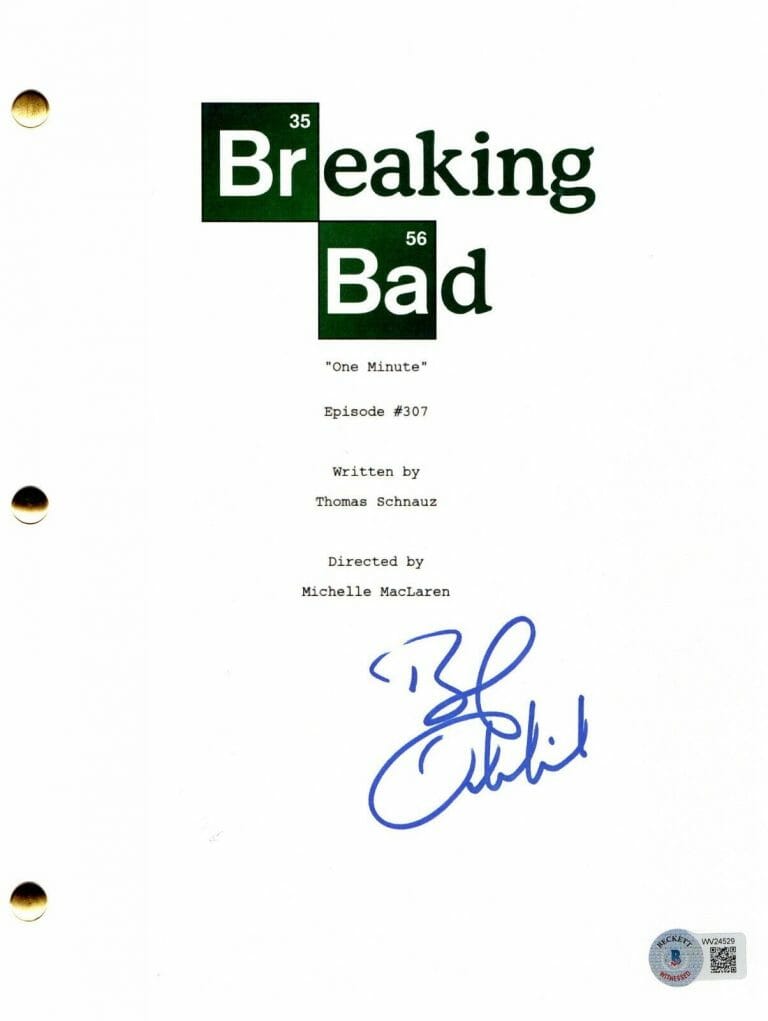 BOB ODENKIRK SIGNED BREAKING BAD FULL SCRIPT 3X07 AUTOGRAPH BECKETT WITNESS 1 COLLECTIBLE MEMORABILIA