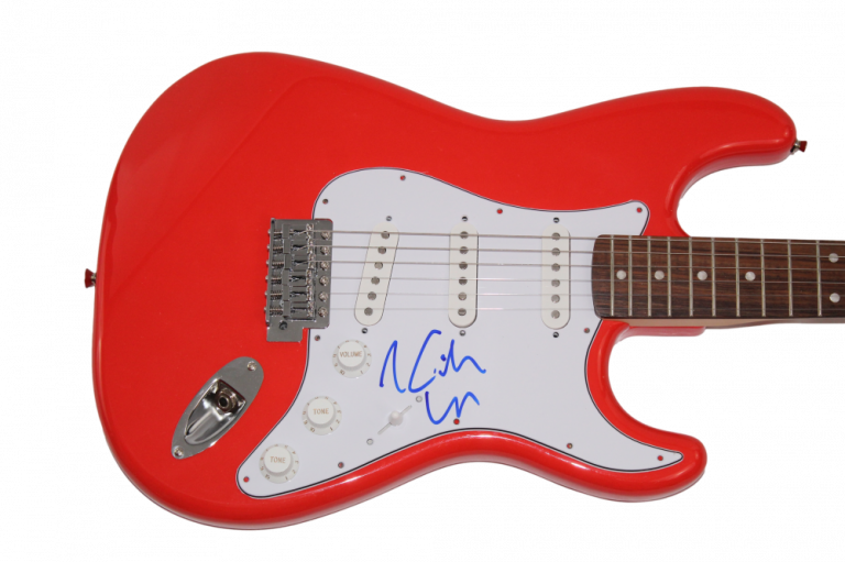 KEITH URBAN SIGNED AUTOGRAPH RED FENDER ELECTRIC GUITAR – COUNTRY MUSIC STAR JSA COLLECTIBLE MEMORABILIA