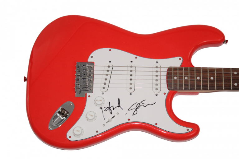 HOWARD STERN SIGNED AUTOGRAPH RED FENDER ELECTRIC GUITAR SHOW COMES AGAIN W/ JSA COLLECTIBLE MEMORABILIA