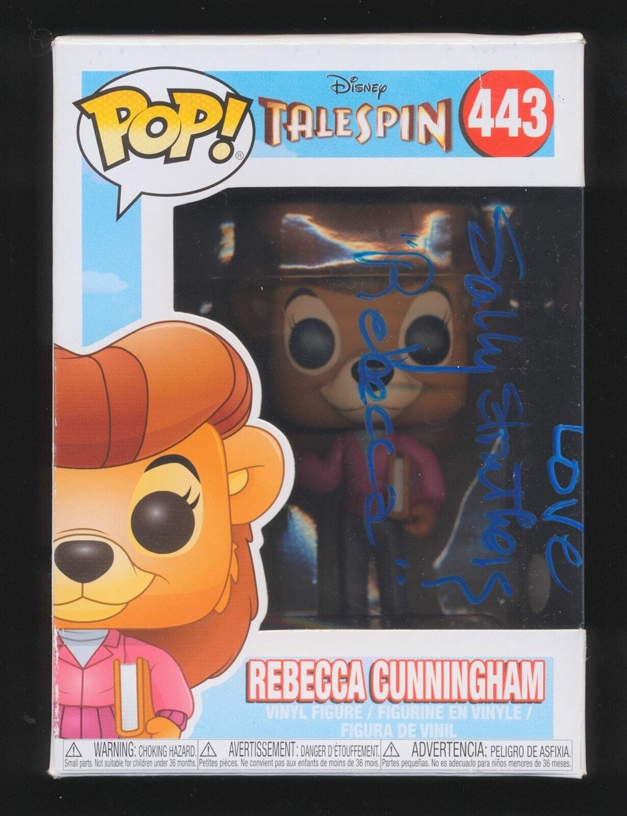 Sally Struthers Signed Talespin Rebecca Cunningham Funko Pop Jsa Autographia 4604