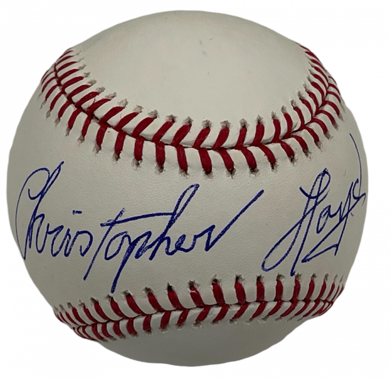 CHRISTOPHER LLOYD SIGNED OFFICIAL MAJOR LEAGUE BASEBALL AUTOGRAPH BECKETT COA 4 COLLECTIBLE MEMORABILIA