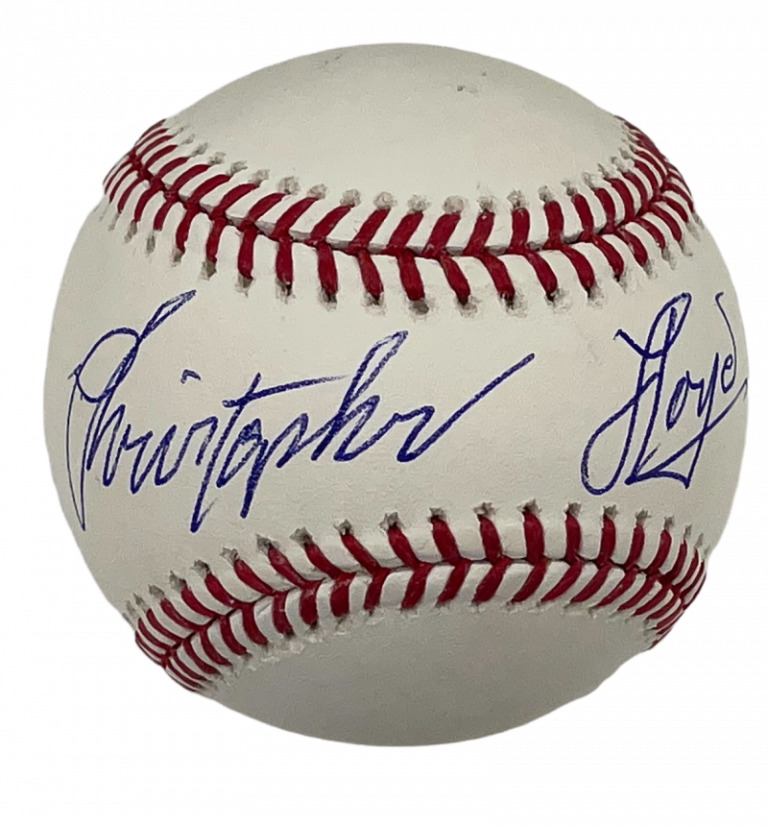 CHRISTOPHER LLOYD SIGNED OFFICIAL MAJOR LEAGUE BASEBALL AUTOGRAPH BECKETT COA 3 COLLECTIBLE MEMORABILIA
