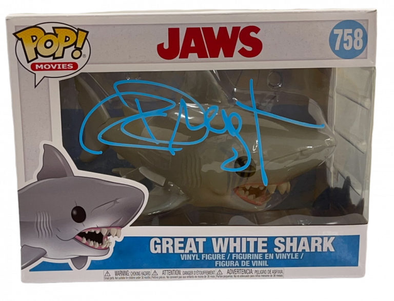 RICHARD DREYFUSS JAWS SHARK SIGNED 758 FUNKO FIGURE AUTOGRAPH PROOF BECKETT 2 COLLECTIBLE MEMORABILIA