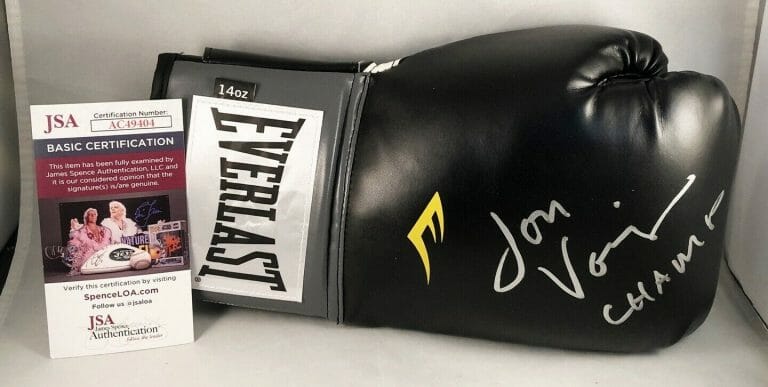 JON VOIGHT SIGNED BOXING GLOVE THE CHAMP JSA 1 COA COLLECTIBLE MEMORABILIA