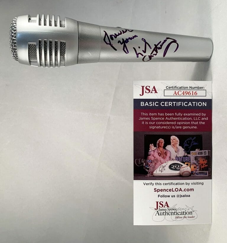 LIL ANTHONY SIGNED MICROPHONE JSA COA COLLECTIBLE MEMORABILIA