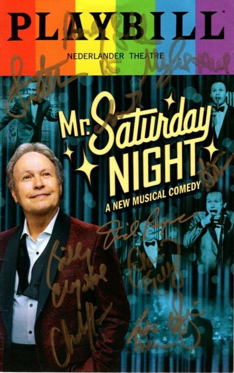 MR. SATURDAY NIGHT SIGNED AUTOGRAPHED CAST PLAYBILL BILLY CRYSTAL COLLECTIBLE MEMORABILIA