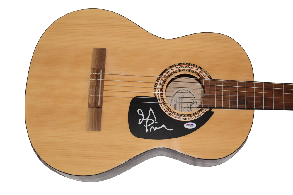 JOHN PRINE SIGNED AUTOGRAPH FULL SIZE FENDER ACOUSTIC GUITAR COUNTRY