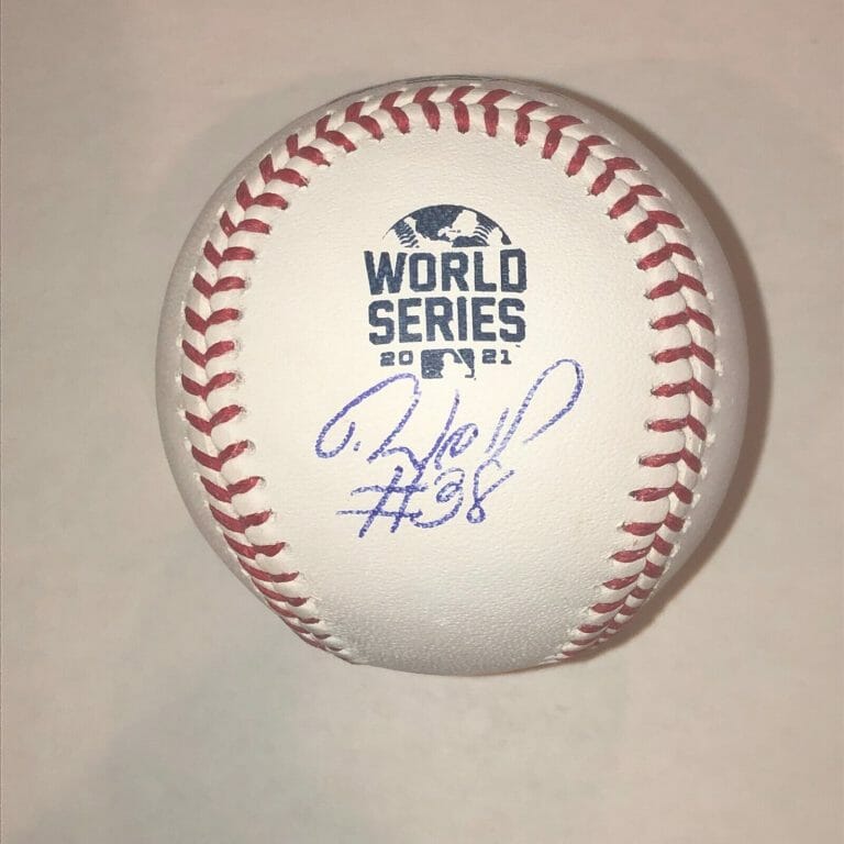GUILLERMO HEREDIA SIGNED OFFICIAL 2021 WORLD SERIES BASEBALL BECKETT AUTH (BAS) COLLECTIBLE MEMORABILIA