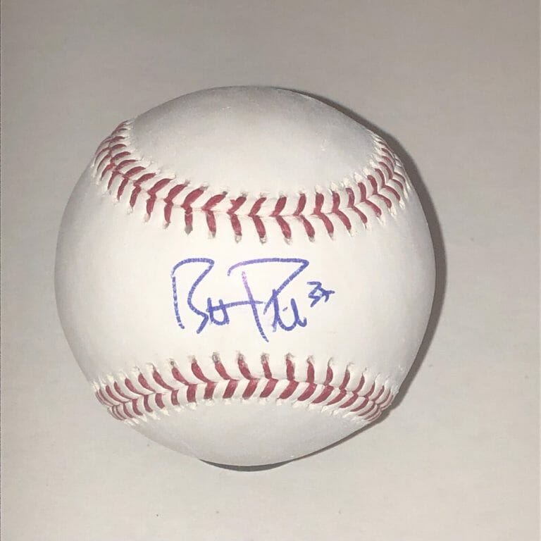 BRETT PHILLIPS (RAYS) SIGNED OFFICIAL MLB BASEBALL BECKETT AUTHENTICATED (BAS) COLLECTIBLE MEMORABILIA