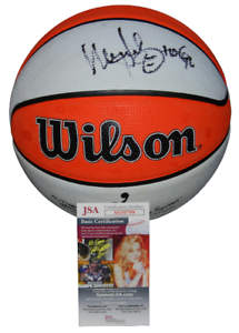 NANCY LIEBERMAN SIGNED (DALLAS DIAMONDS) WNBA RUBBER BASKETBALL JSA COA SS59799 COLLECTIBLE MEMORABILIA