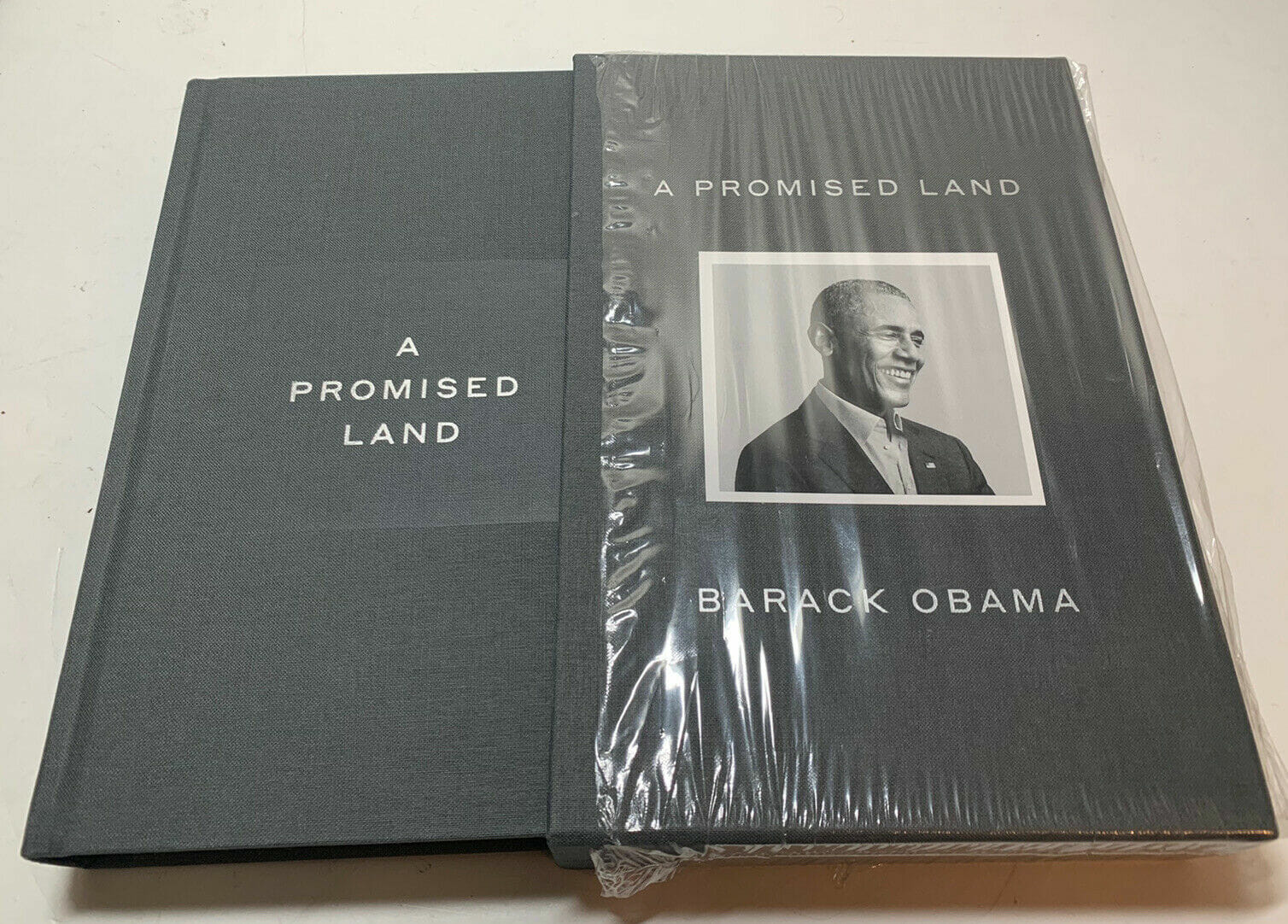 Barack Obama A Promised Land Deluxe Edition Signed HB Book Beckett ...