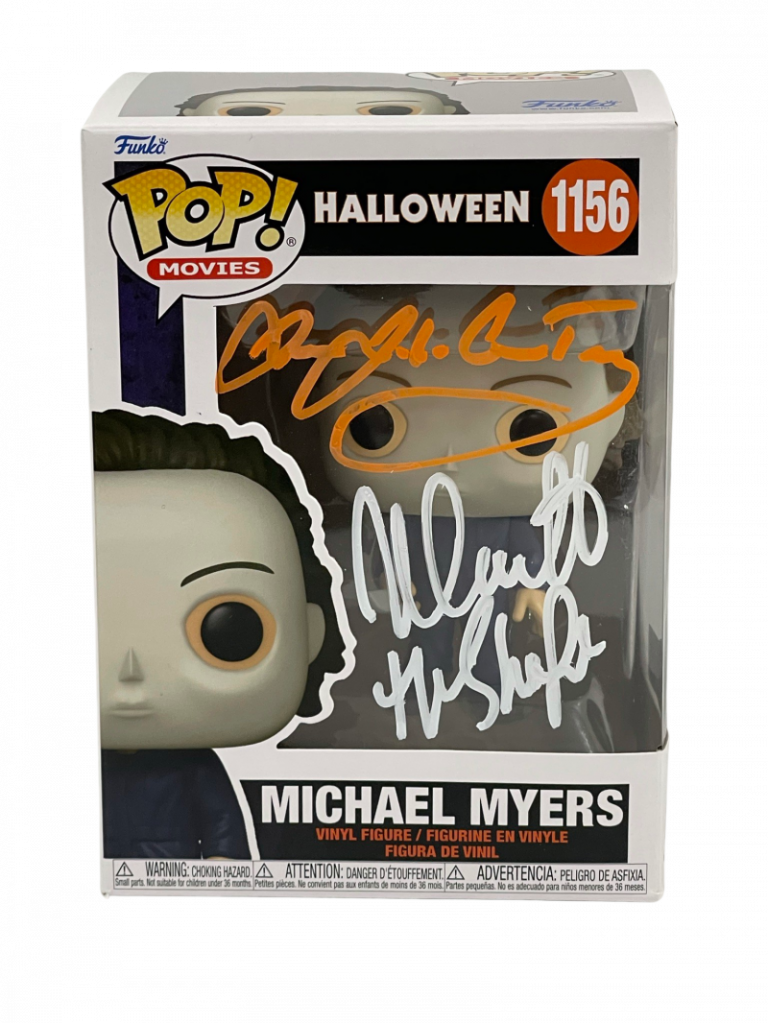 NICK CASTLE JAMES JUDE COURTNEY SIGNED HALLOWEEN MICHAEL MYERS FUNKO BECKETT 66 COLLECTIBLE MEMORABILIA