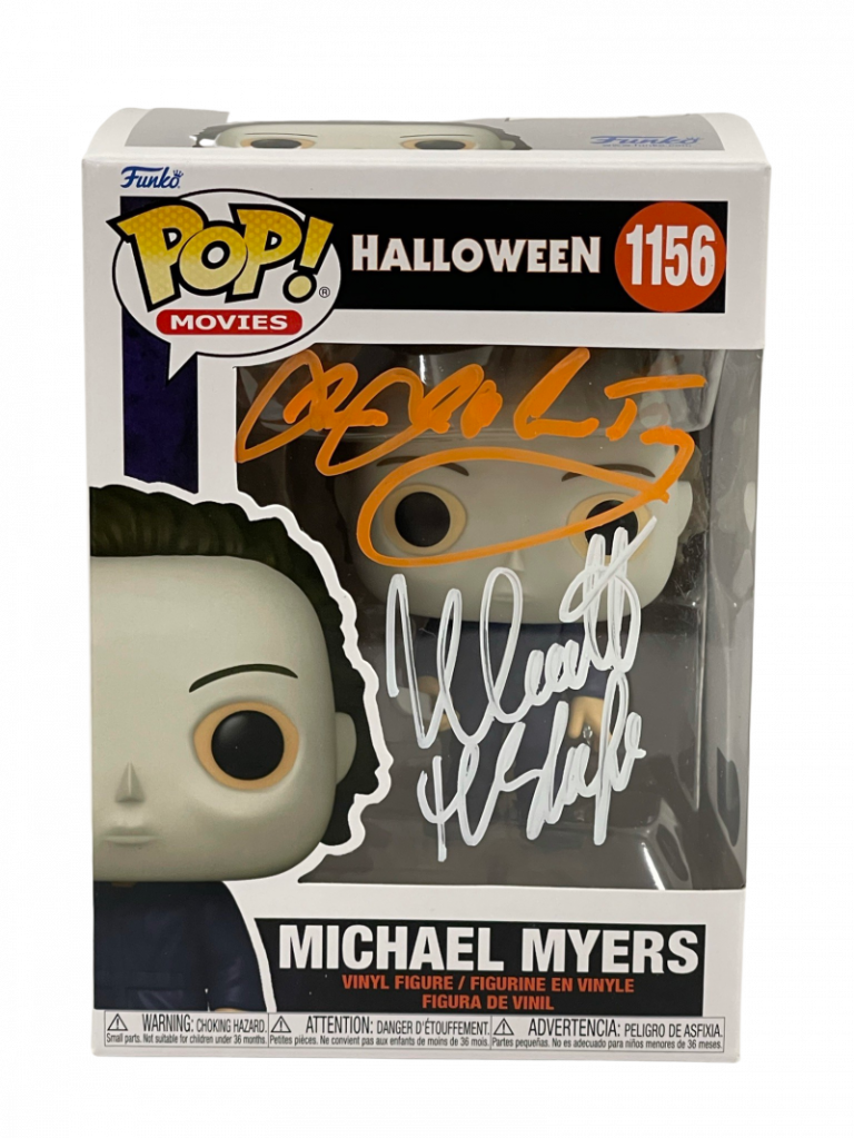 NICK CASTLE JAMES JUDE COURTNEY SIGNED HALLOWEEN MICHAEL MYERS FUNKO BECKETT 53 COLLECTIBLE MEMORABILIA