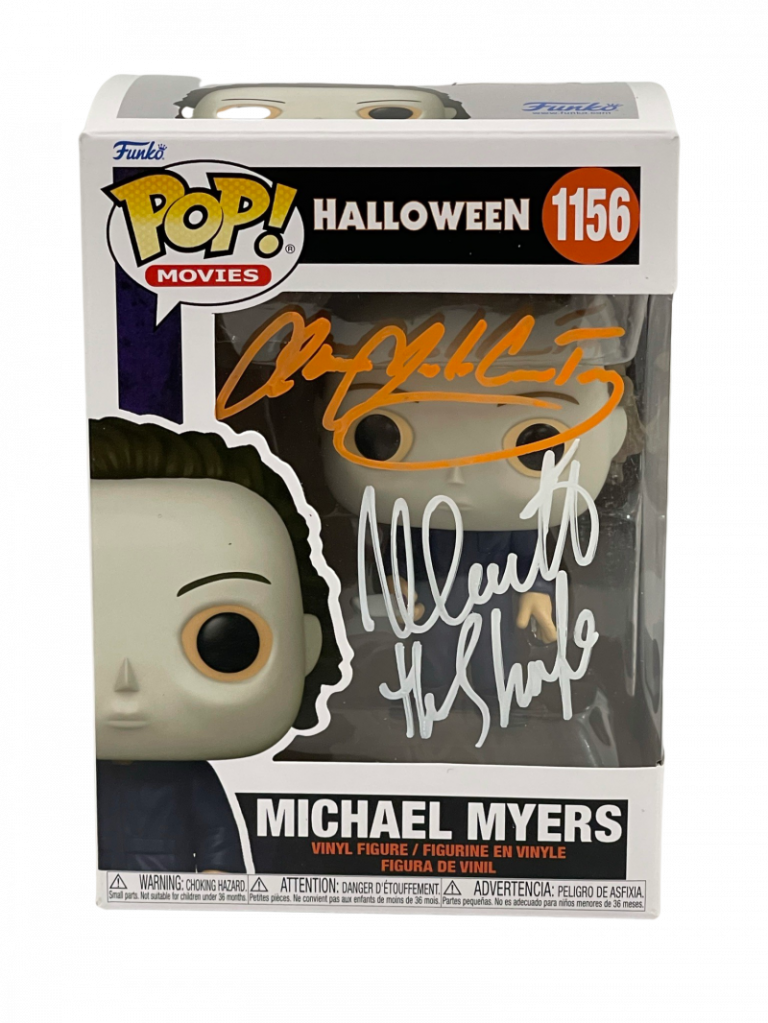 NICK CASTLE JAMES JUDE COURTNEY SIGNED HALLOWEEN MICHAEL MYERS FUNKO BECKETT 58 COLLECTIBLE MEMORABILIA