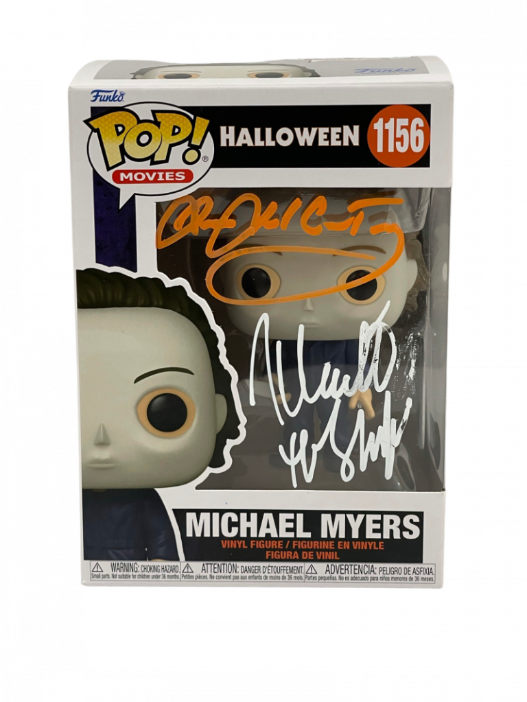 NICK CASTLE JAMES JUDE COURTNEY SIGNED HALLOWEEN MICHAEL MYERS FUNKO BECKETT 89 COLLECTIBLE MEMORABILIA