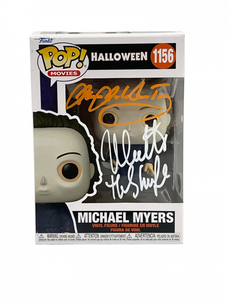 NICK CASTLE JAMES JUDE COURTNEY SIGNED HALLOWEEN MICHAEL MYERS FUNKO BECKETT 43 COLLECTIBLE MEMORABILIA