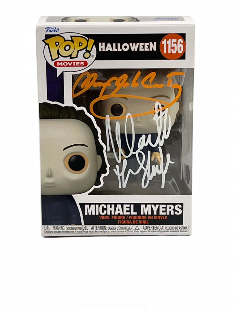 NICK CASTLE JAMES JUDE COURTNEY SIGNED HALLOWEEN MICHAEL MYERS FUNKO BECKETT 34 COLLECTIBLE MEMORABILIA