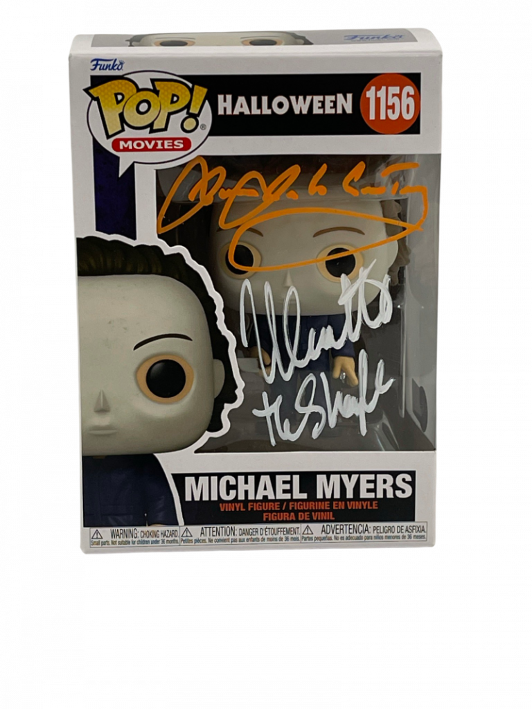 NICK CASTLE JAMES JUDE COURTNEY SIGNED HALLOWEEN MICHAEL MYERS FUNKO BECKETT 35 COLLECTIBLE MEMORABILIA