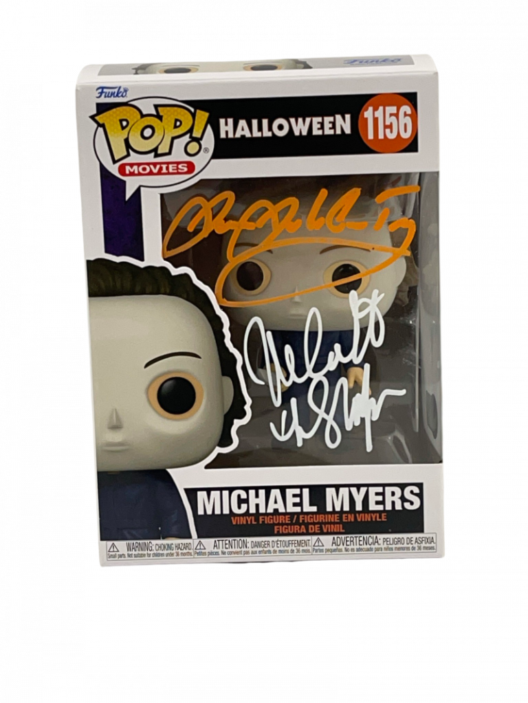 NICK CASTLE JAMES JUDE COURTNEY SIGNED HALLOWEEN MICHAEL MYERS FUNKO BECKETT 38 COLLECTIBLE MEMORABILIA