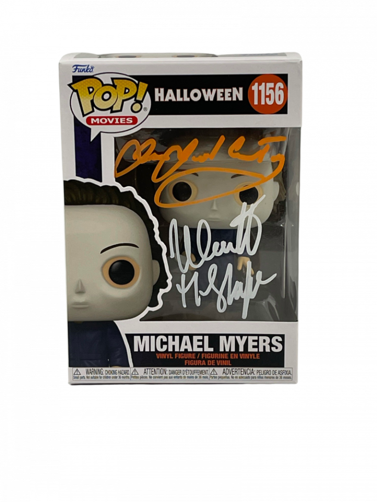 NICK CASTLE JAMES JUDE COURTNEY SIGNED HALLOWEEN MICHAEL MYERS FUNKO BECKETT 47 COLLECTIBLE MEMORABILIA