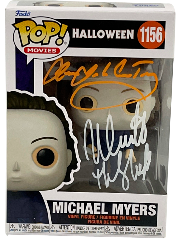 NICK CASTLE JAMES JUDE COURTNEY SIGNED HALLOWEEN MICHAEL MYERS FUNKO BECKETT 16 COLLECTIBLE MEMORABILIA