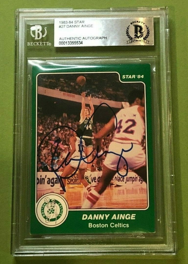 DANNY AINGE SIGNED 1983-84 STAR CO. ROOKIE CARD #27 BECKETT AUTHENTICATED RC BAS COLLECTIBLE MEMORABILIA