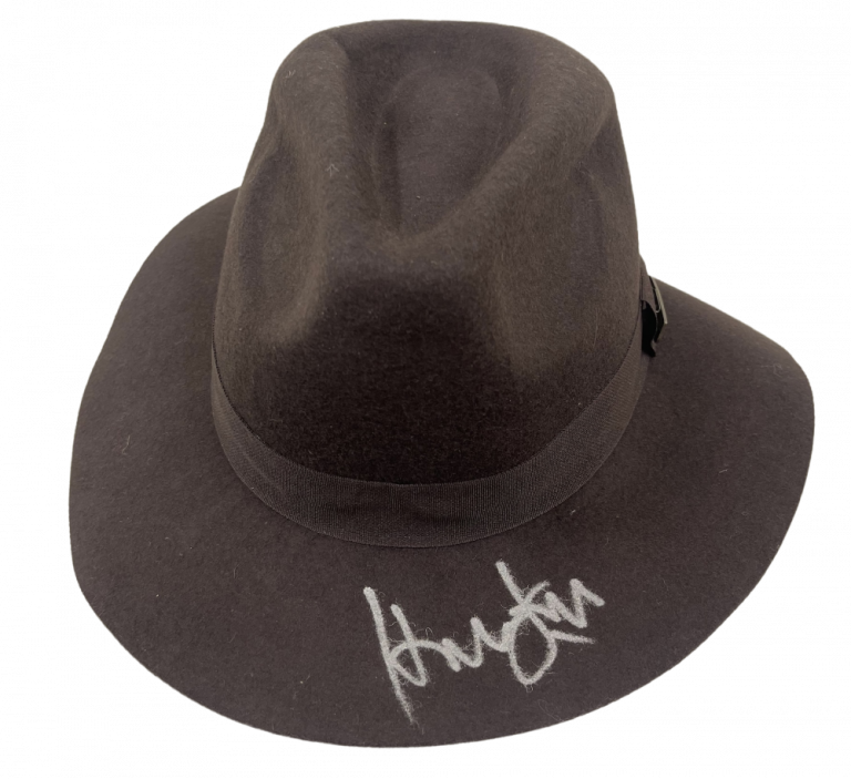 HARRISON FORD SIGNED OFFICIAL INDIANA JONES HAT FEDORA AUTOGRAPH PROOF BECKETT COLLECTIBLE MEMORABILIA
