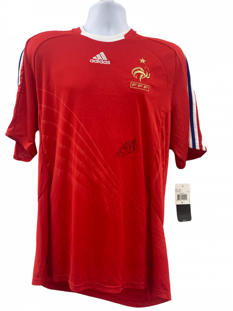 THIERRY HENRY FRANCE SIGNED AUTHENTIC JERSEY WITH TAGS AUTOGRAPH BECKETT 1 COLLECTIBLE MEMORABILIA