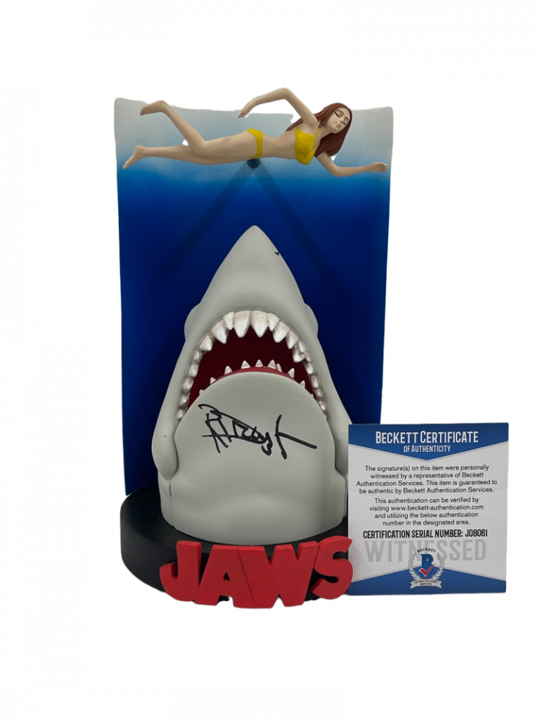 RICHARD DREYFUSS JAWS SIGNED PREMIUM MOTION STATUE AUTHENTIC AUTOGRAPH BECKETT 1 COLLECTIBLE MEMORABILIA
