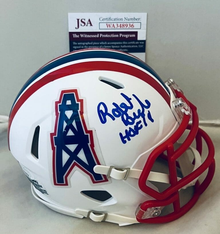 Robert cheapest Brazile Autographed/Signed Mini Helmet PSA/DNA COA Houston Oilers