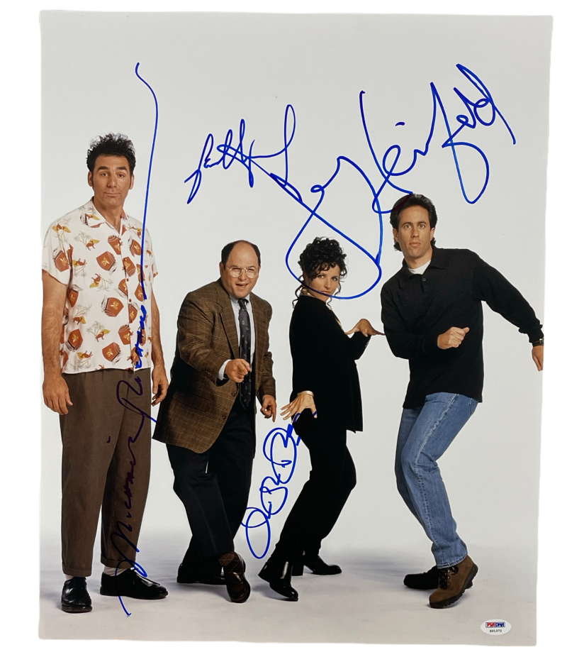 Seinfeld Cast Signed 16x20 Photo Jerry Seinfeld Richards Alexander