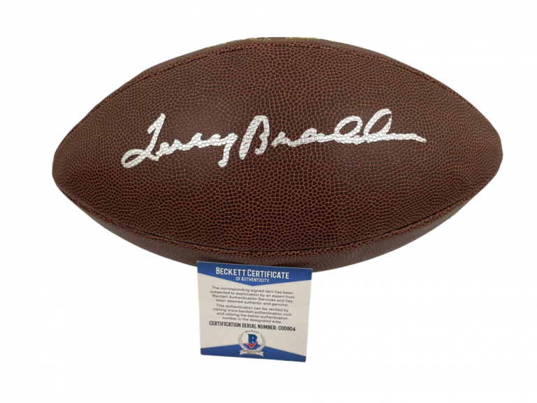 TERRY BRADSHAW SIGNED NFL FOOTBALL PITTSBURGH STEELERS AUTOGRAPH ...